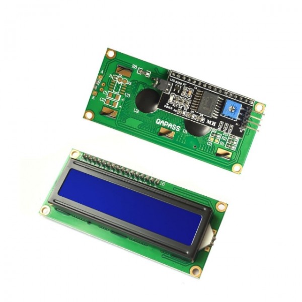IIC/I2C 1602 LCD Blue Screen With adapter