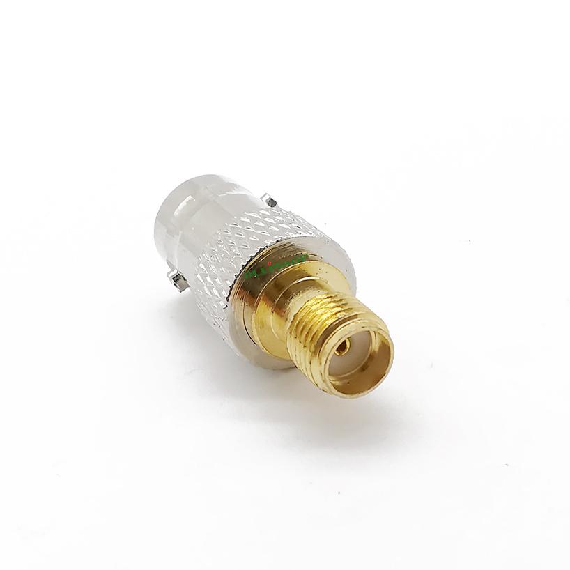 5PCS RF SMA Female to BNC Female Adapter Antenna Connector Adapter Cable RFB-1142 Gold Plated Thread and Pin BNC to SMA female