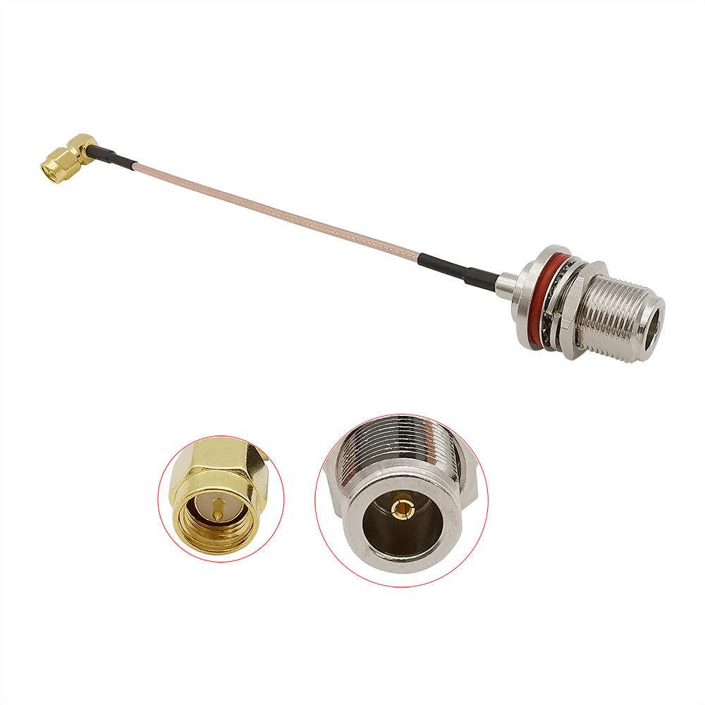 SMA Male Plug Right Angle Switch N Female Bulkhead RG316 Pigtail Cable SMA to N Type RF Coaxial Cables Jumper Cable 1-10M