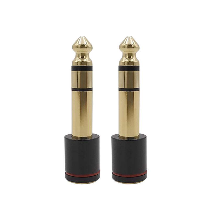 1Pcs Jack 6.35mm Male Plug to 3.5mm Female Connector Headphone Amplifier Audio Adapter Microphone AUX 6.35 3.5mm TRS Converter
