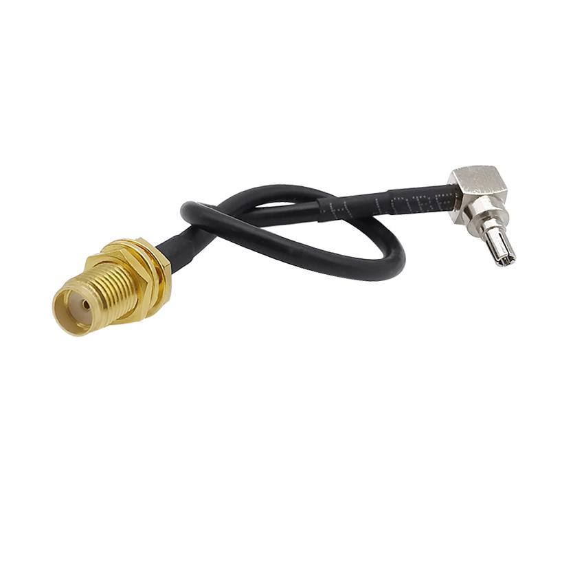 50CM CRC9 Male Right Angle To SMA Female Adapter RG174 RF Coaxial Pigtail Cable Wire Connector Socket Plug Antenna Extendor