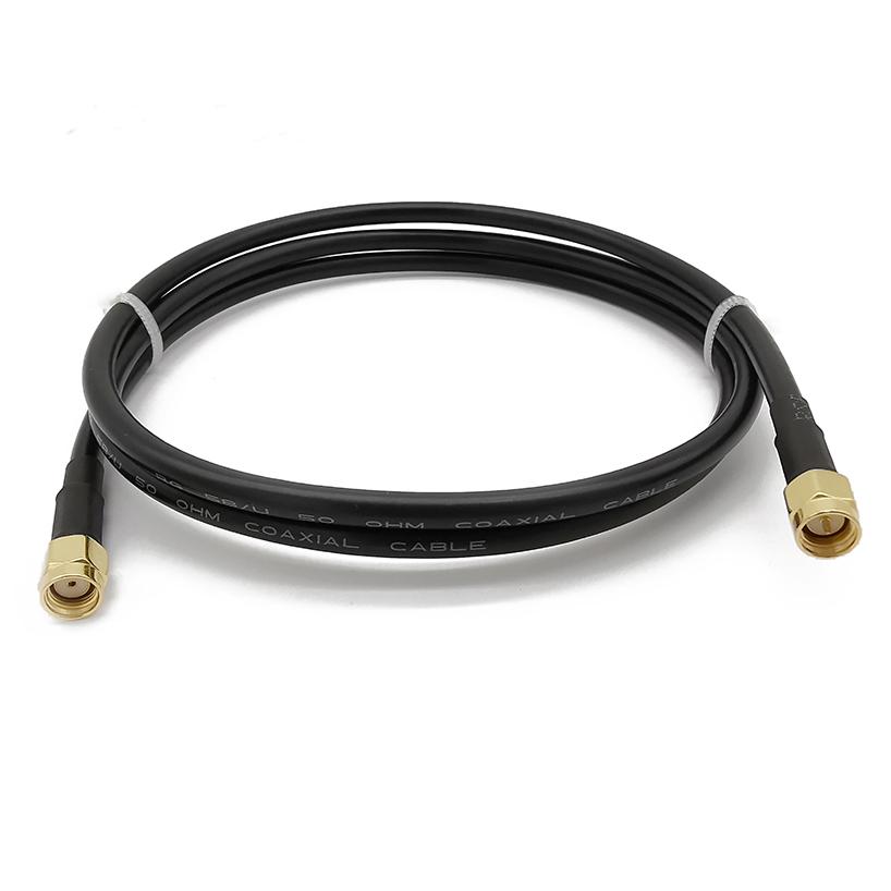 SMA Male to RP SMA Male Plug LMR195 RF Coaxial Pigtail Antenna Extension Cable Wire Connector 7CM 10CM 15CM 20CM 30CM 50CM