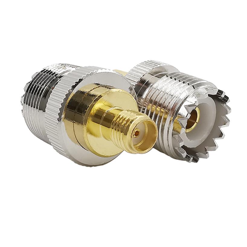 1PCS SMA Female To UHF Female RF Coaxial Connector Adapter SO-239 SO239 Jack Antenna Convertor