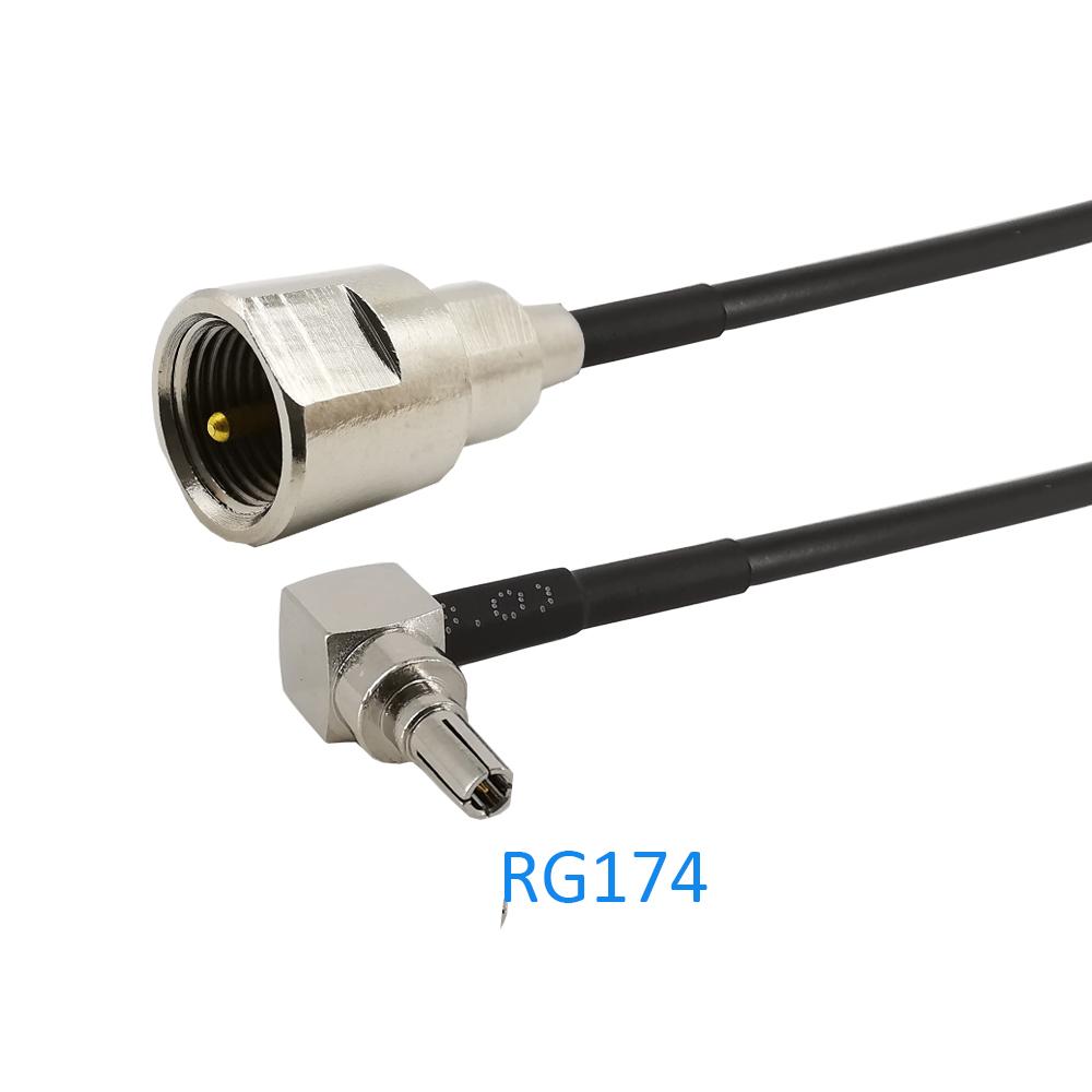 FME Male Plug To CRC9 Right Angle Connector RG174 Pigtail Cable Antenna for MTS LTE antenna FME Plug to CRC9 Plug Cable