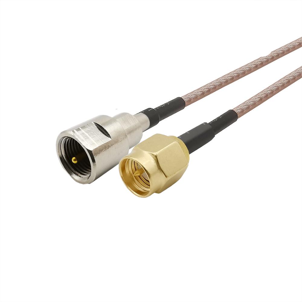 5Pcs SMA Male To FME Male Connector RG316 Cable Pigtail FME to SMA Male Plug Adapter RF Jumper antenna extension cable