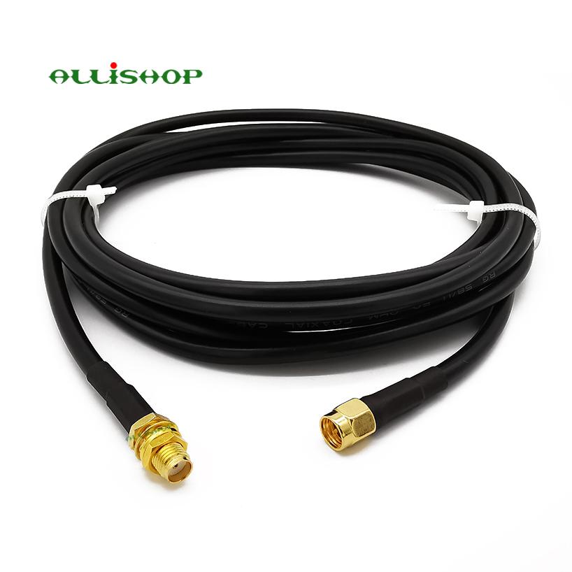 10M SMA Cable Male to SMA Female Antenna Extension Connector RG58
