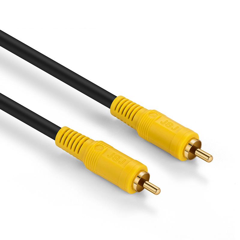 Digital Stereo Coaxial Audio/Video line Lotu RCA Male to RCA Male Connector Subwoofer Cable Extendor speaker Hifi AV TVCord M/M