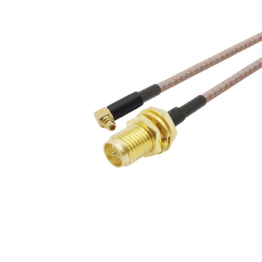 5Pcs RPSMA to MMCX RF Cable RP-SMA Female to MMCX Male Right Angle FPV Antenna Adapter for PandaRC VT5804/VT5804PRO/VT5804V2
