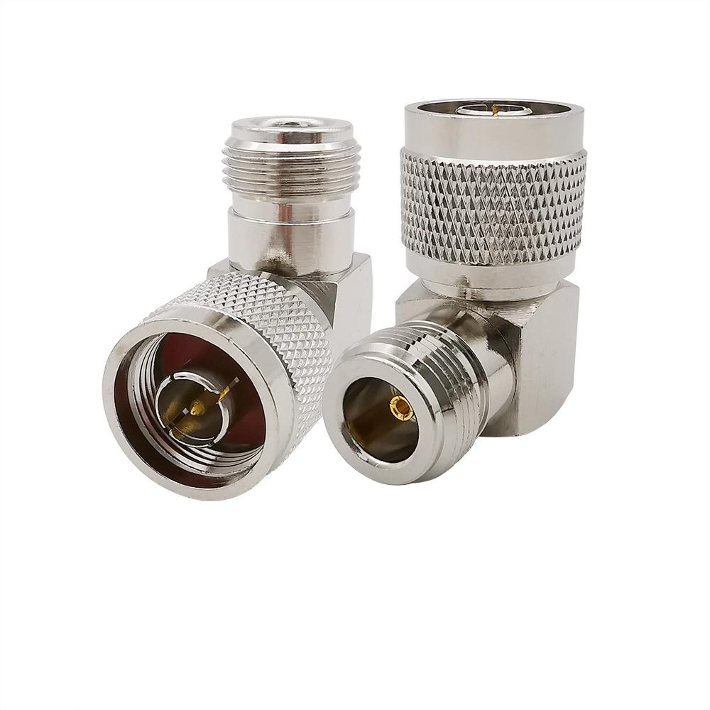 1Pcs 90 Degree Right Angle N Male to N Female RF Coax Coaxial Adapter RF Coax Connectors L Shape N Type Plug to Jack RF adapter