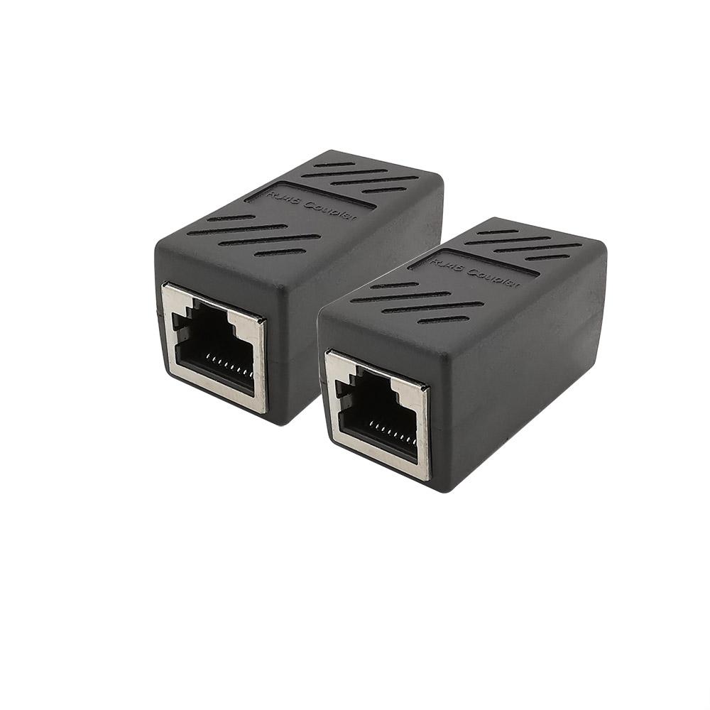 1/5Pcs Female to Female Network LAN Connector double connector cable Extender RJ45 Ethernet Cable Extension Converter Butt joint