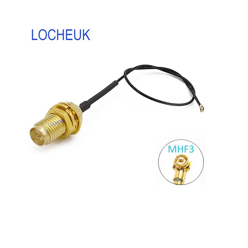 7CM IPX IPEX U.FL MHF3 to RP SMA Female Jack Bulkhead RF Pigtail Jumper Cable 0.81mm for PCI WiFi Card Wireless Router