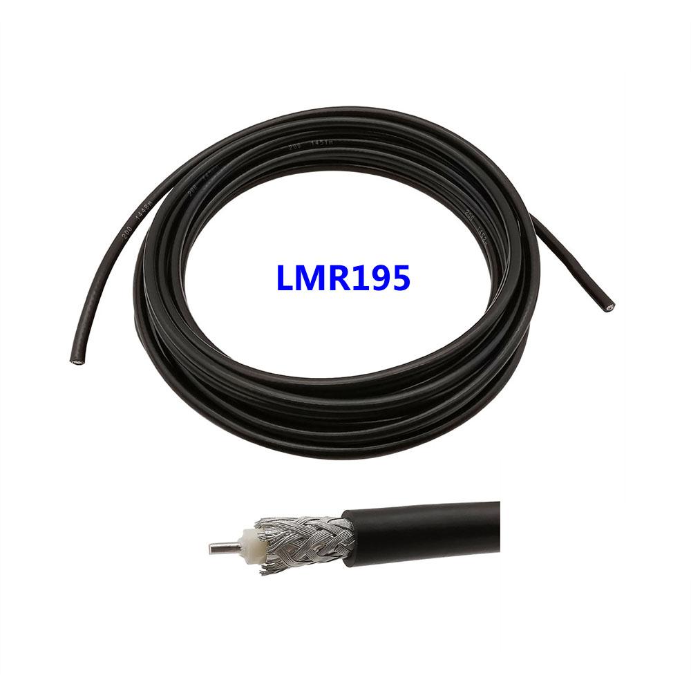 LMR195 RF Coaxial Cable Wires Antenna Extension 50 ohm Low Loss Pigtail Signal Jumper Cable 1/2/3Meter For LAN WiFi Router