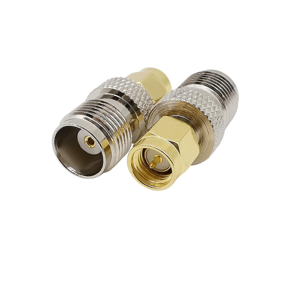 1Pcs TNC Female Jack to SMA Male Plug RF Coaxial Adapter Connector Straight Type