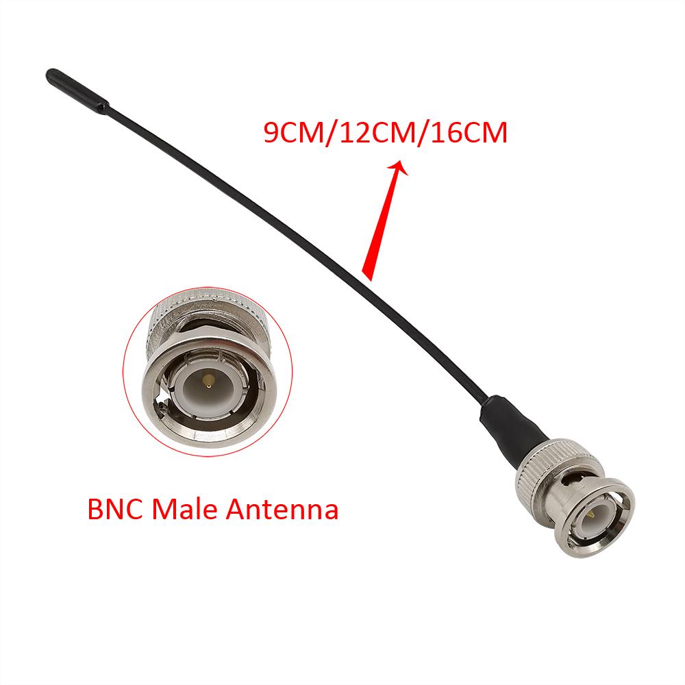 1Pcs BNC Male Antenna Connector 710-782MHz 50 Ohm BNC Plug Cable Aerial Adapter 9/12/16CM for WIFI Booster WLAN Modem Router