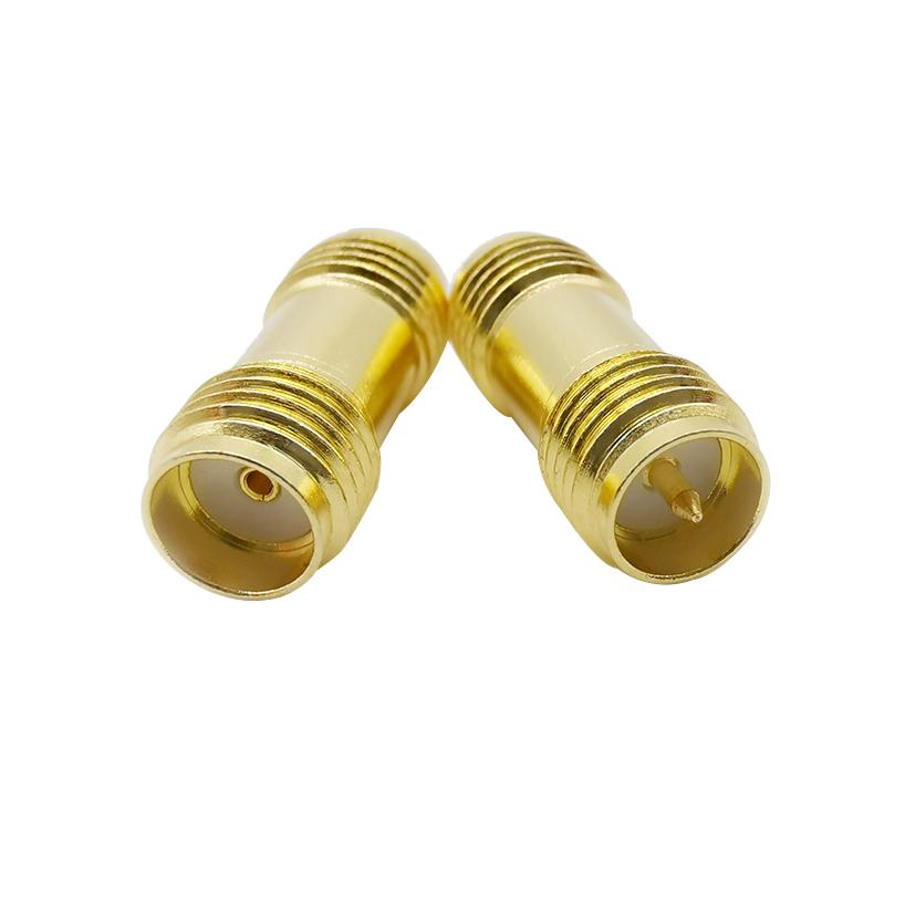 20pcs RP SMA Female to SMA Female RF Coaxial Switch Adapter Jack Plug Coax Cable Coupler Straight Connector