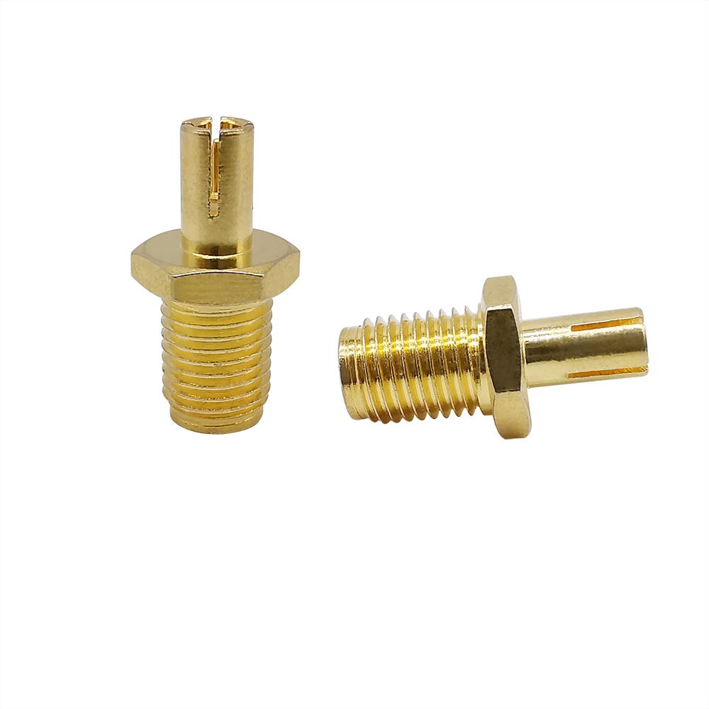 1Pcs RF Coaxial Adapter SMA To TS9 Coax Jack Connector SMA Female Jack To TS9 Male Plug Gold plated