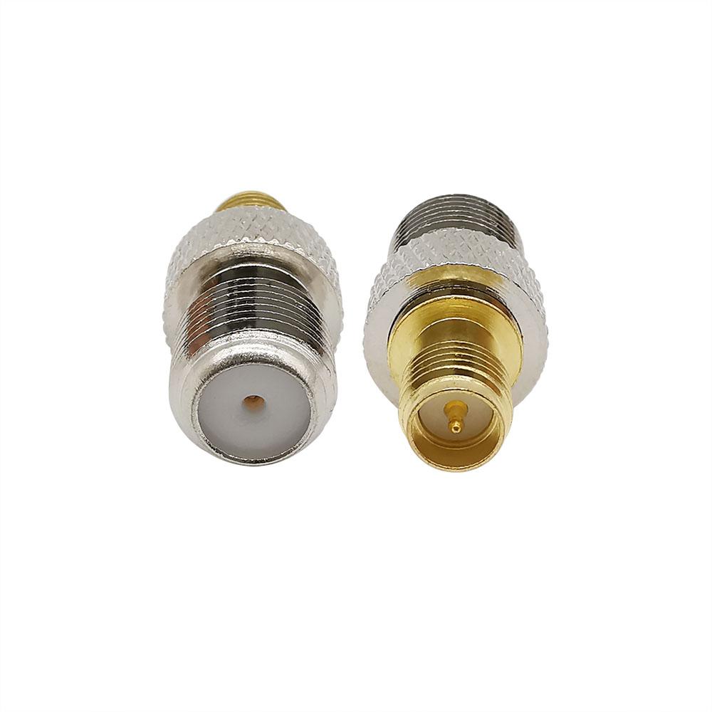 1PCS RF Adapter F-type Jack Female to RP-SMA Female Jack for Satellite Boxes Set Top Boxes CATV Networks Mobile Antenna