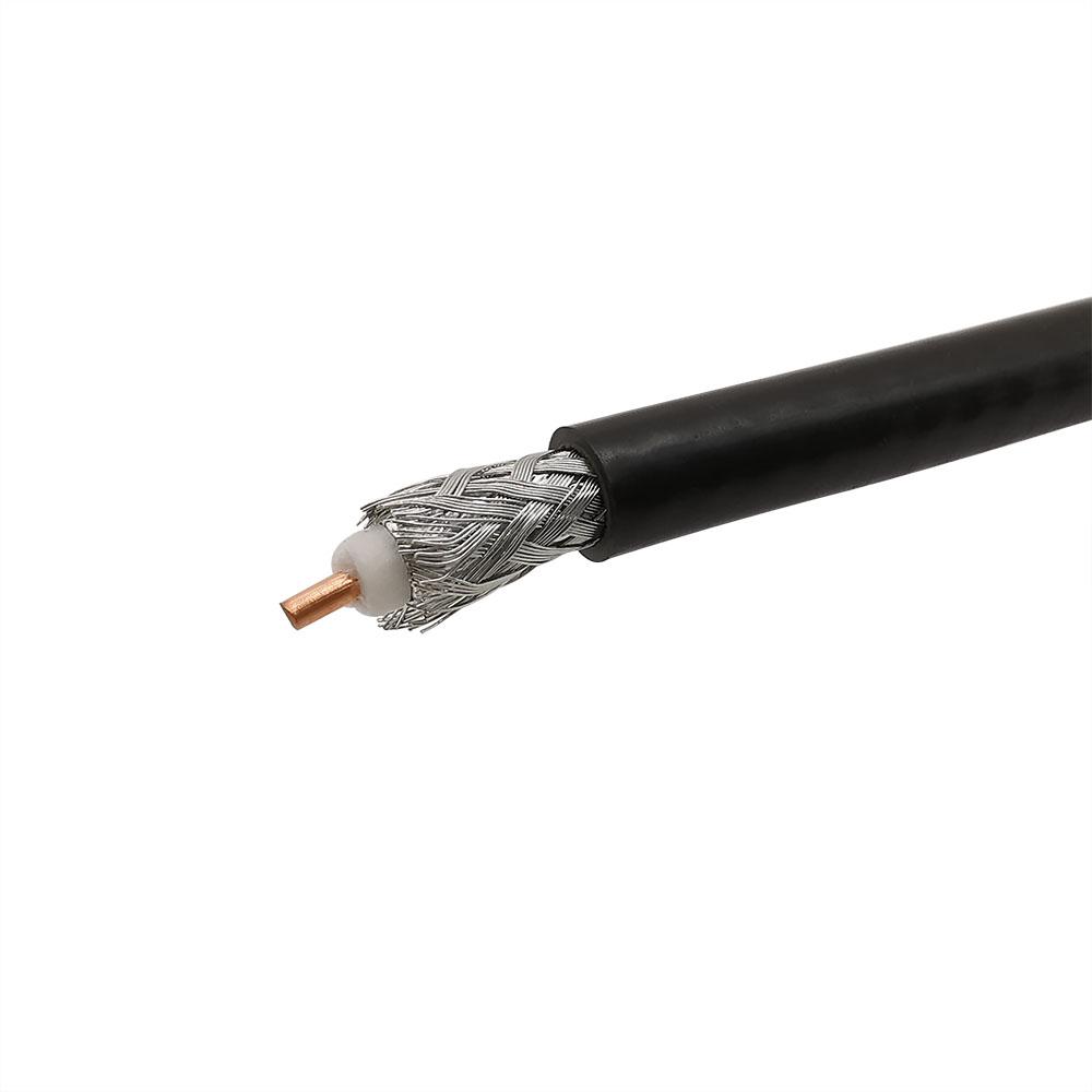 LMR-200 Double Shielded Coaxial Cable Low Loss RF LMR200 Pigtail Coaxial Extension Jumper Cable 50 Meters
