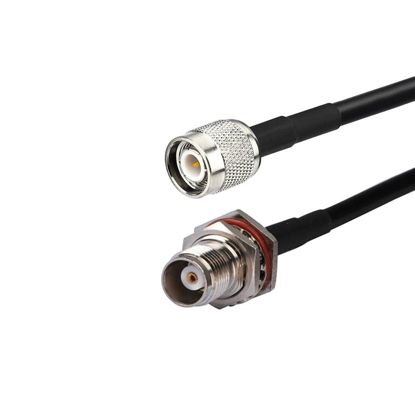 5Pcs TNC Male to TNC Female LRM195 Pigital Extension Cable RF Electrical Wire Coaxial Terminal Connector10/15/20/30/50CM