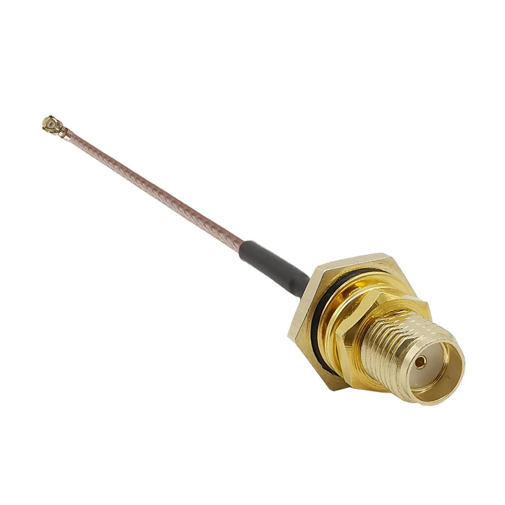 1Pcs U.FL IPX IPEX RF to SMA Female Jack Nut Bulkhead With O-Ring 30CM RG178 Jumper Cable Pigtail Extension SMA Female to IPX