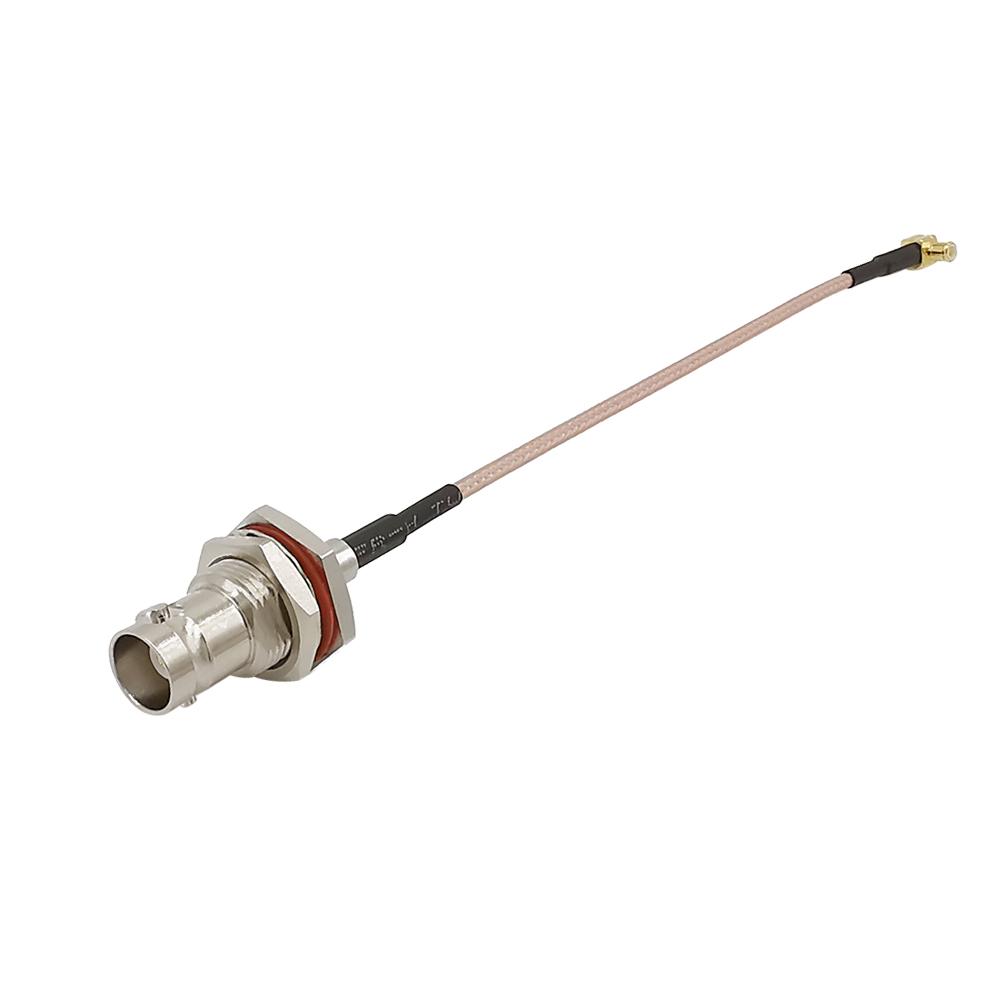 1PCS MCX Male Plug Right Angle 90 Degree to BNC Female Jack 30CM RG316 Coaxial Cable RF Adapter Antenna Extension