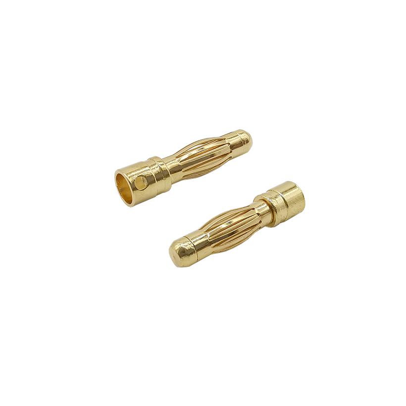 10pair 2/3/3.5/4mm Bullet Banana Plug Bullet Female Male Connectors Banana Plug for RC Motor ESC Battery Part Gold Plated Wiring