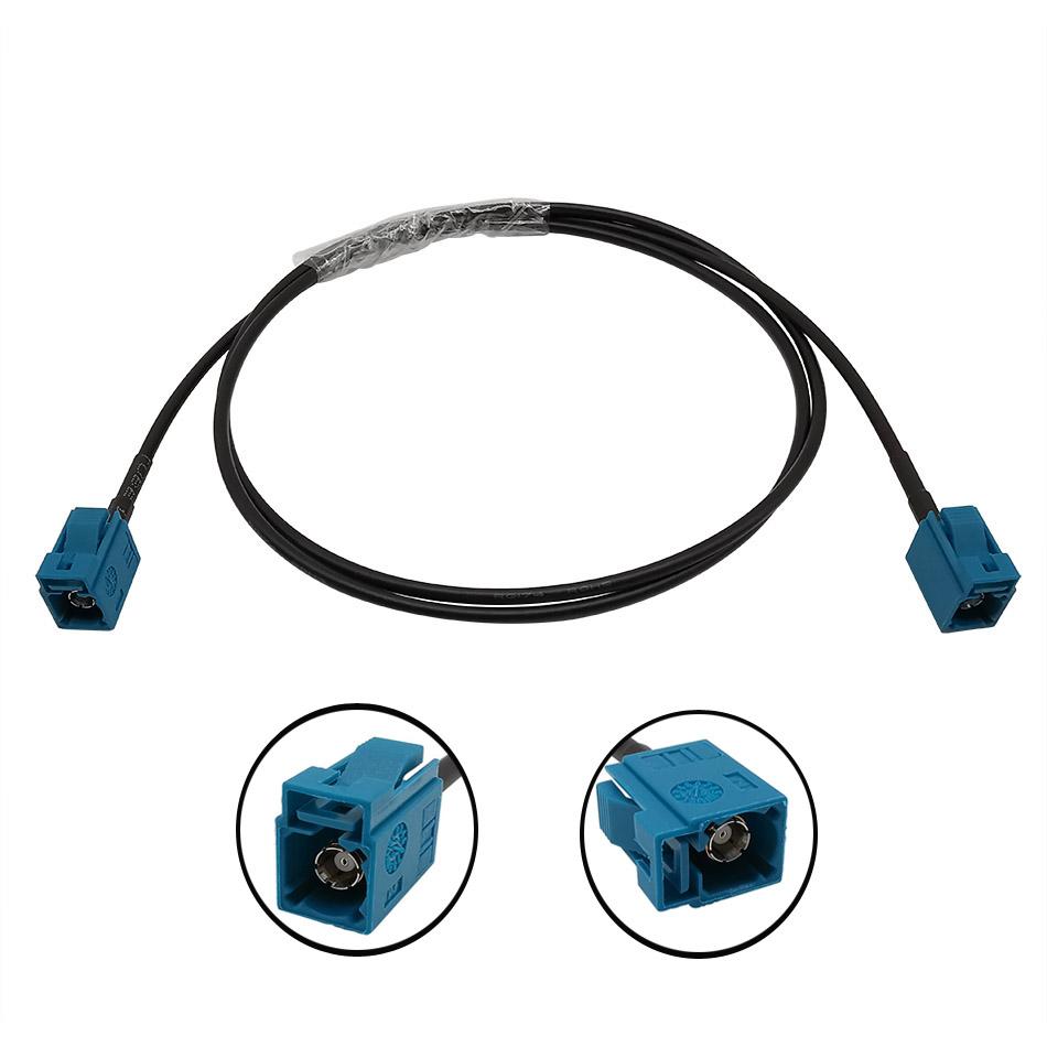 Fakra Z Female to Fakra Z Female Jack Connector RF Pigtail Cable RG174 Adapter for Car GPS Antenna Wifi FM Radio 3/5/10M