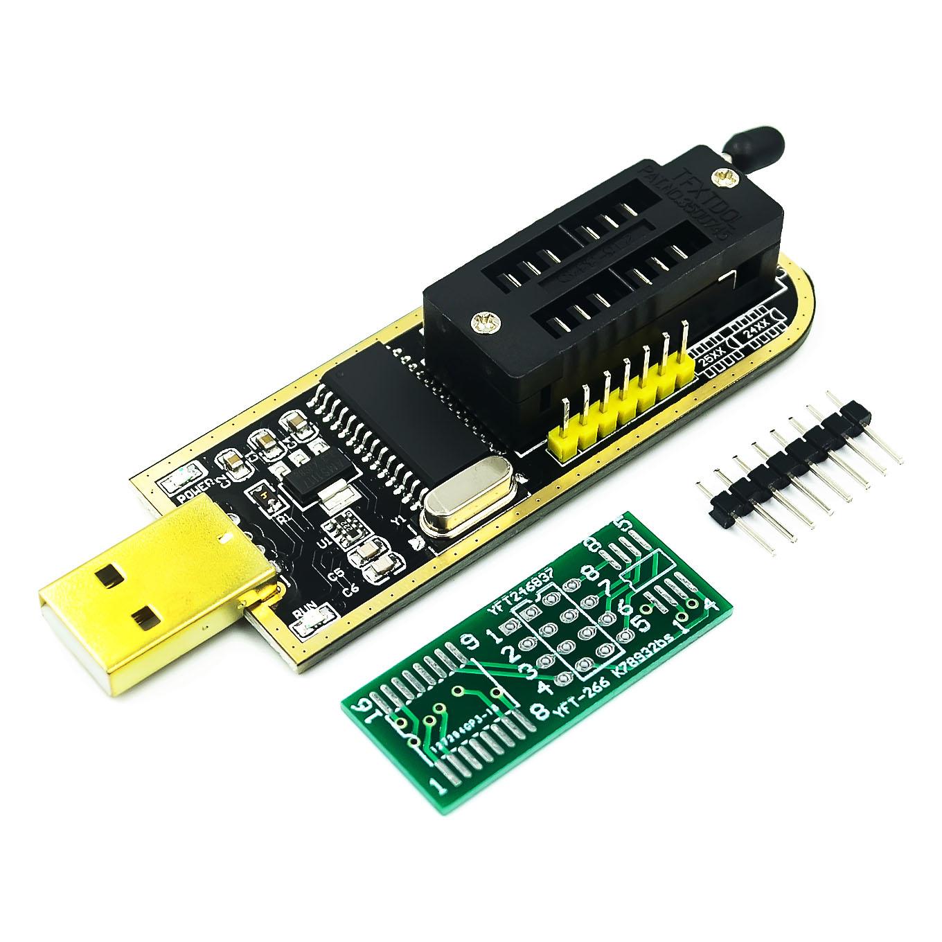 5pcs/lot CH341 24 25 Series EEPROM Flash BIOS USB Programmer with Software & Driver