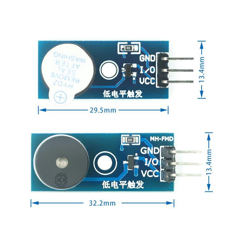Passive Buzzer Module Alarm Sensor Beep Audion 9012 Drive 3.3-5V For Arduino Smart Car With DuPont line