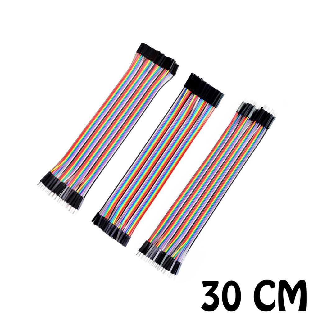 120pcs-30cm-male-to-male-male-to-female-and-female-to-female-DuPont-cable-line-Jumper-Connector-Breadboard