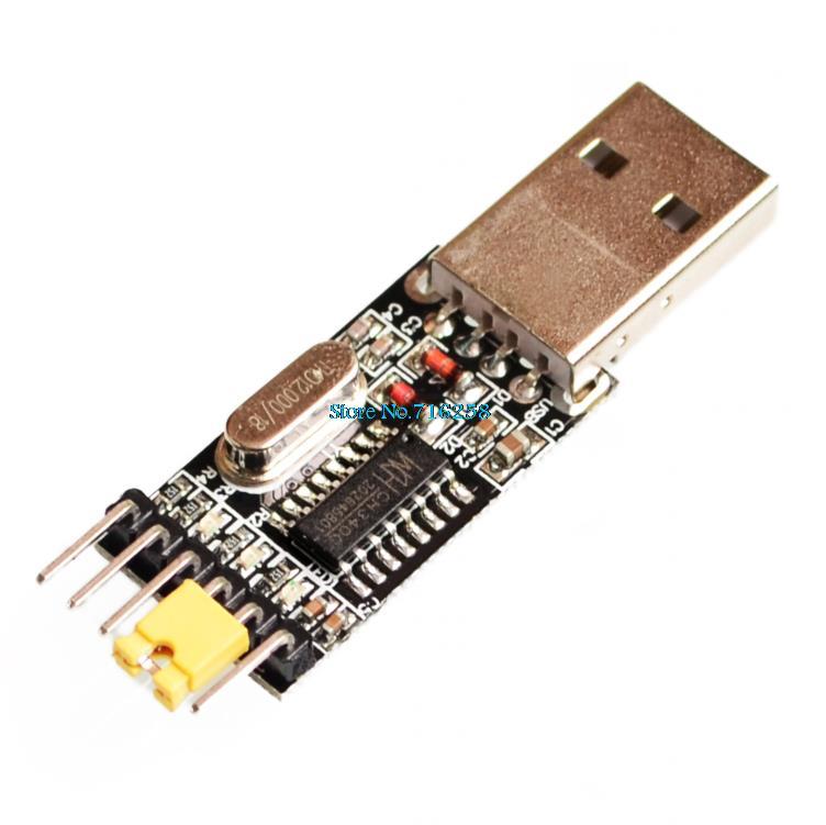 10pcs/lot CH340 module USB to TTL CH340G upgrade download a small wire brush plate STC microcontroller board USB to serial
