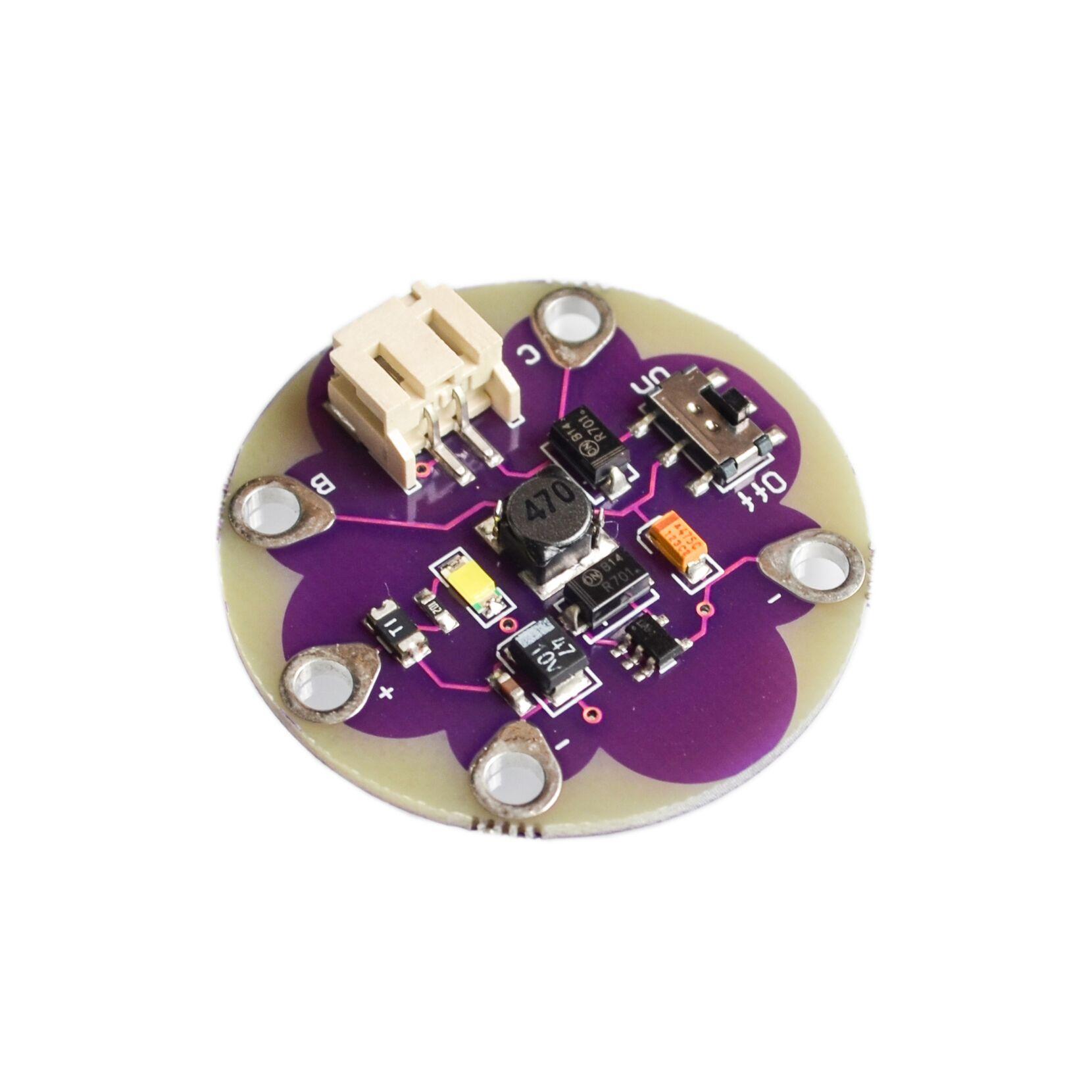 LilyPad-LiPower-Lithium-Battery-boost-Power-step-up-Battery-Module-5V-output