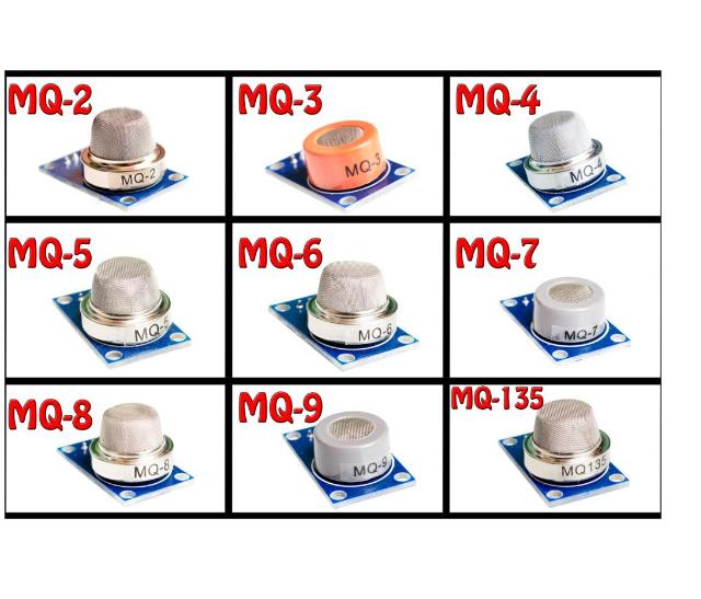 MQ-2 MQ-3 MQ-4 MQ-5 MQ-6 MQ-7 MQ-8 MQ-9 MQ-135 Detection Smoke methane liquefied Gas Sensor Module for Arduino Starter DIY Kit