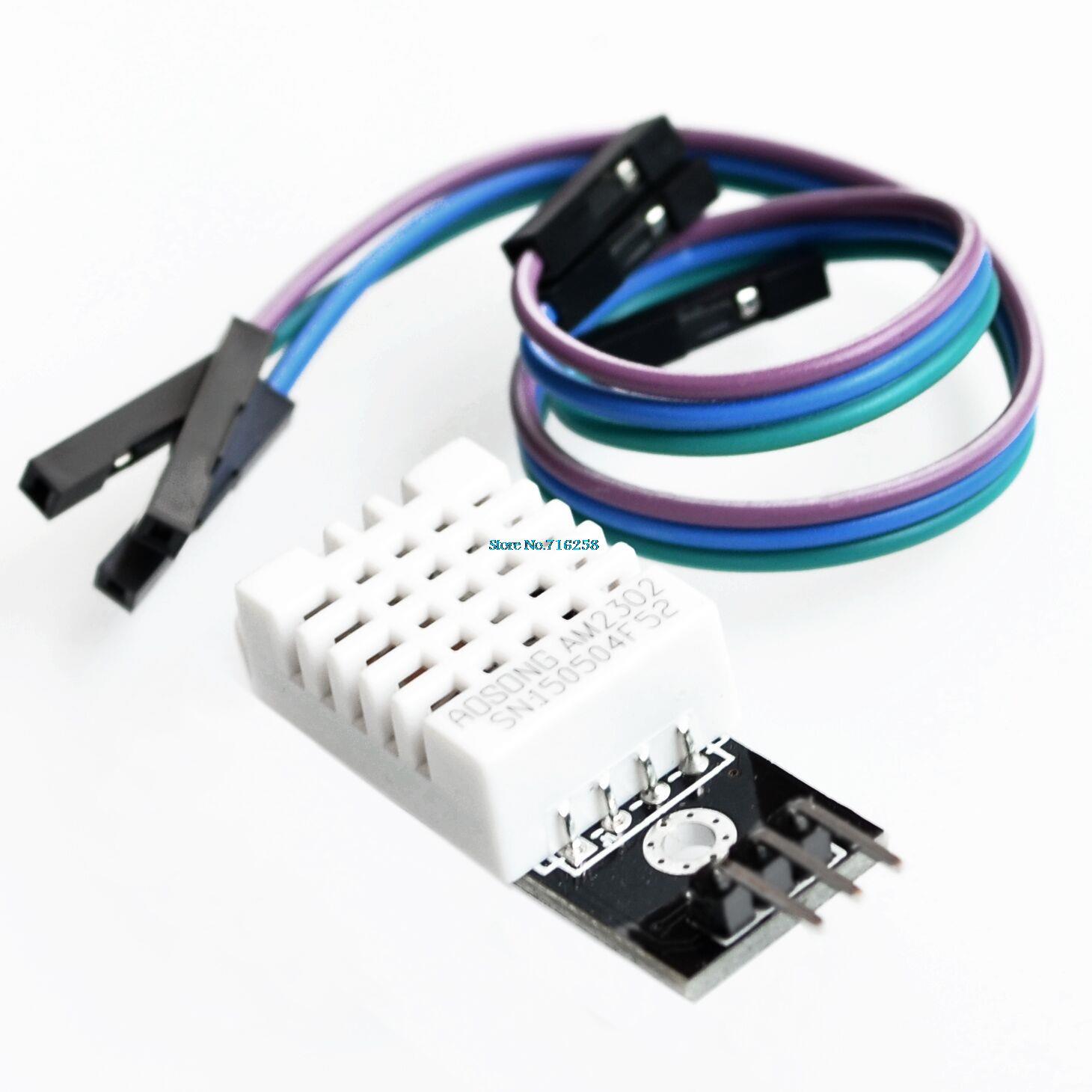 10sets DHT22 Digital Temperature and Humidity Sensor AM2302 Module+PCB with Cable    Dropshipping