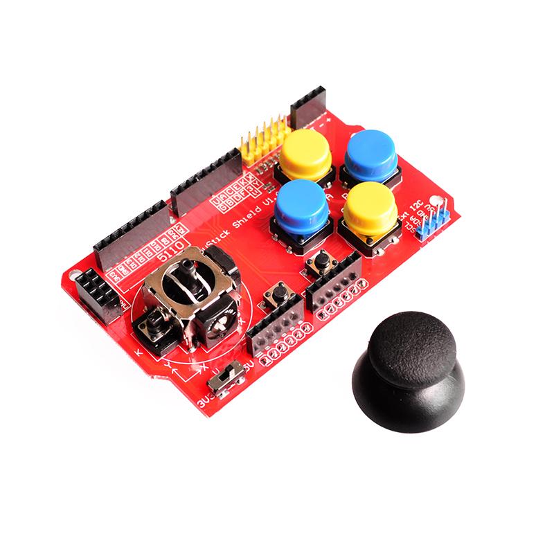 Joystick Shield for Arduino Expansion Board Analog Keyboard and Mouse Function