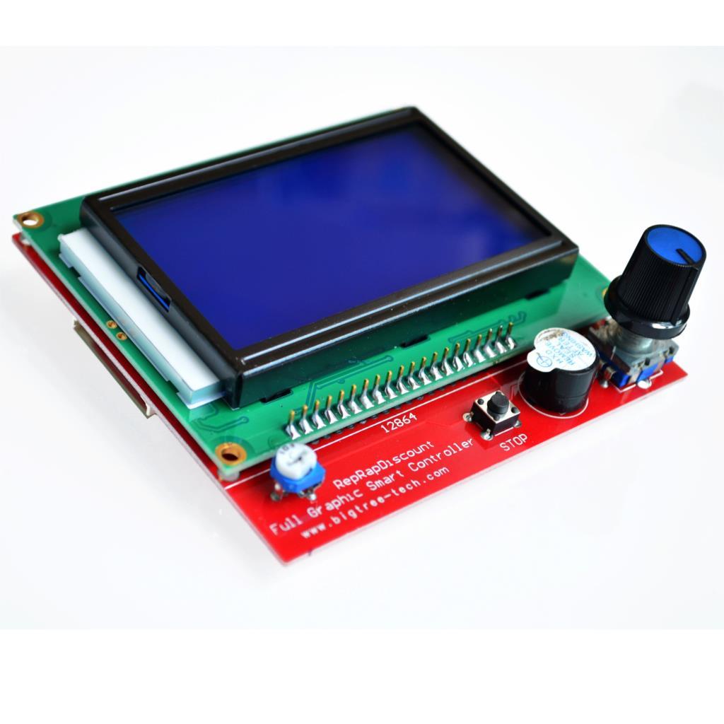 2sets-lot-3D-printer-smart-controller-RAMPS-1-4-LCD-12864-LCD-control-panel-blue-screen