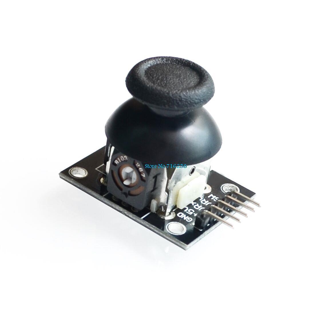 For-Arduino-Dual-axis-XY-Joystick-Module-Higher-Quality-PS2-Joystick-Control-Lever-Sensor-KY-023-Rated-4-9-5