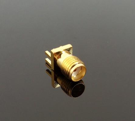 10PCS-LOT-Gold-SMA-Female-Jack-Panel-Mount-PCB-edge-Soldering-RF-Connectors-Adapter-Straight