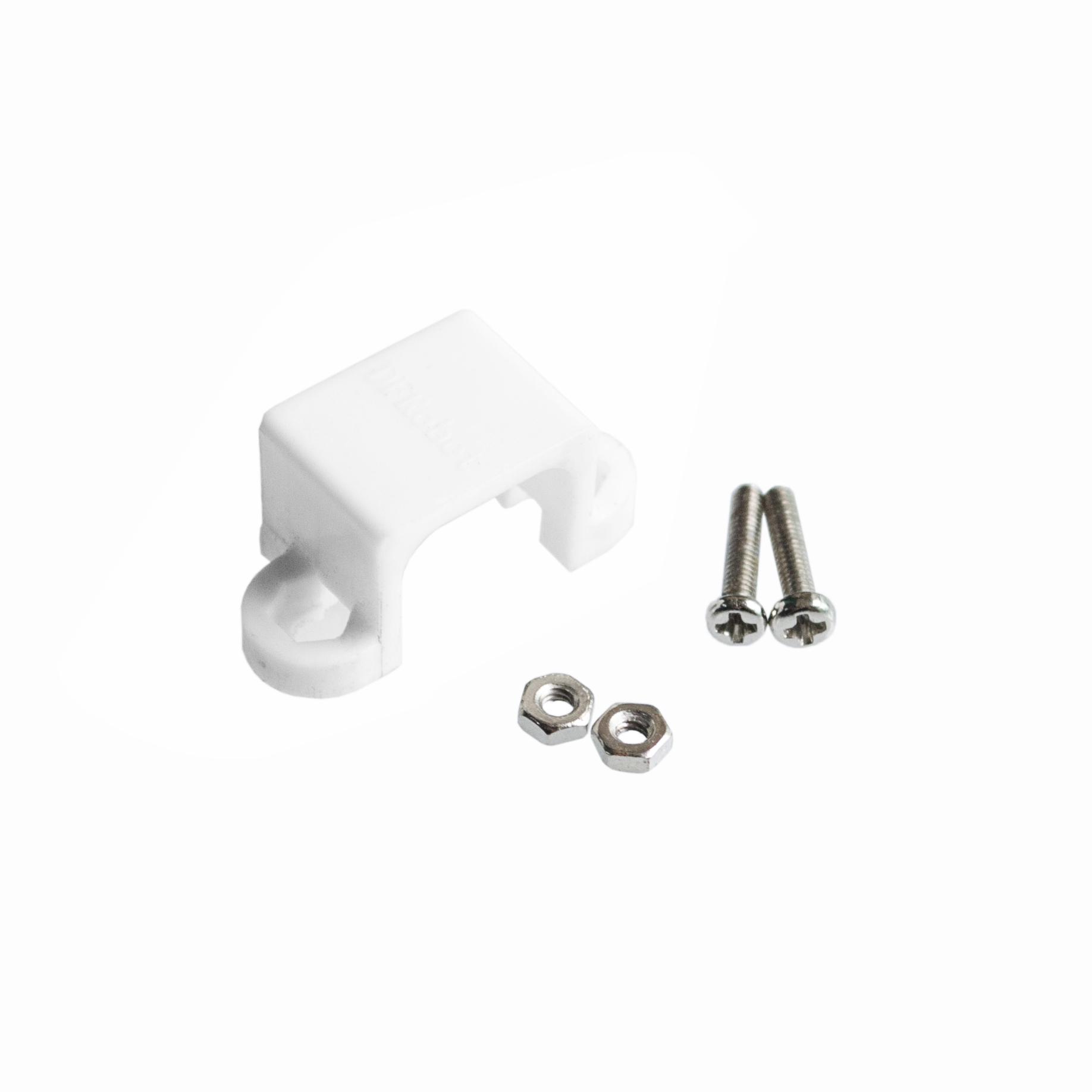 White Plastic Motor Holder for N20/N30 Micro DC Motor DIY Model Parts