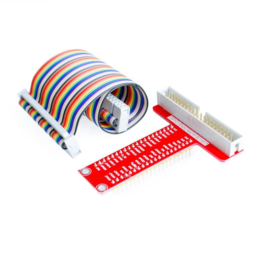 Raspberry-Pi-3-Raspberry-Pi-2-Model-B-T-expansion-DIY-kit-GPIO-cable-breadboard-GPIO-T-adapter-plate