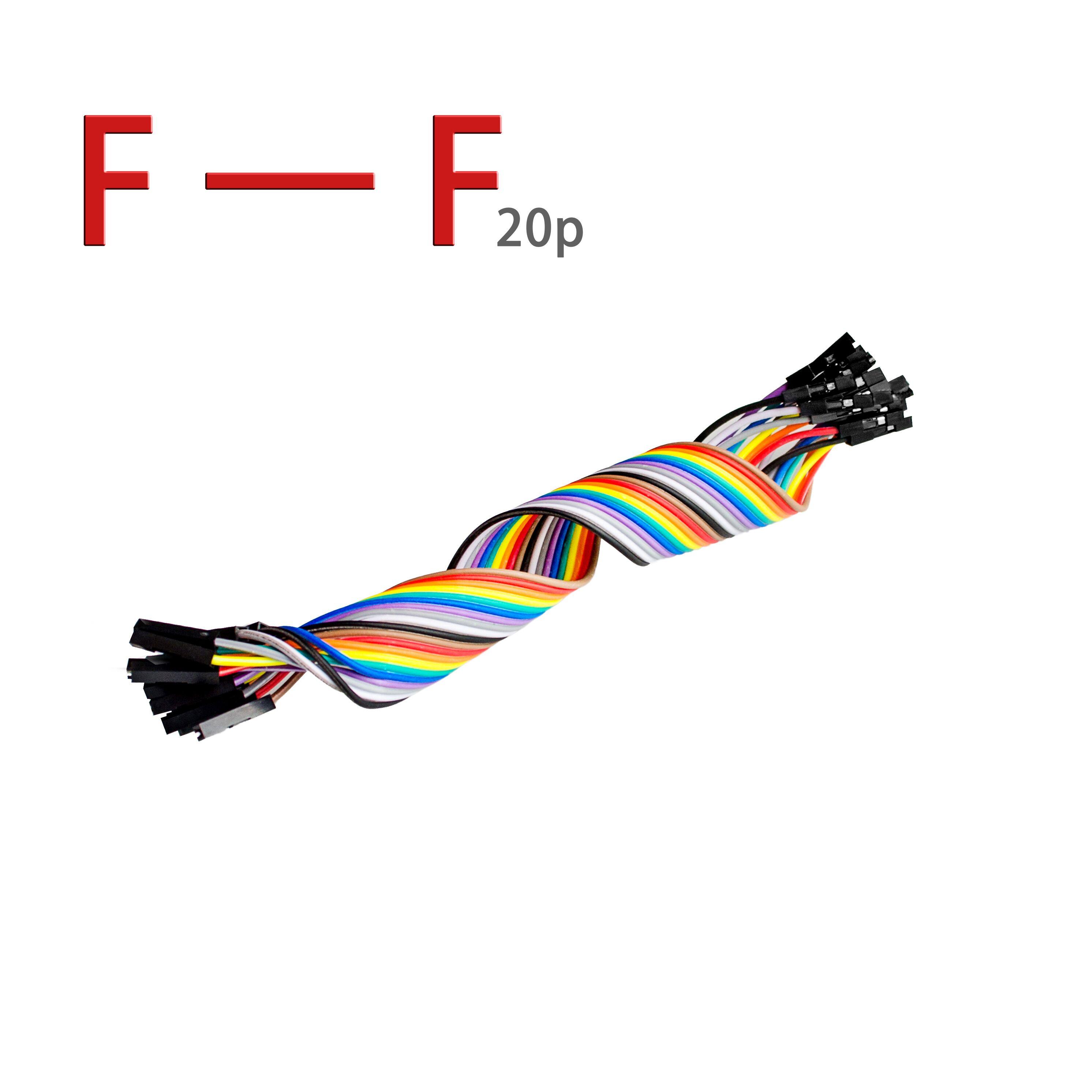 20pcs-20cm-2-54mm-1p-1p-Pin-Female-to-Female-Color-Breadboard-Cable-Jump-Wire-Jumper-For