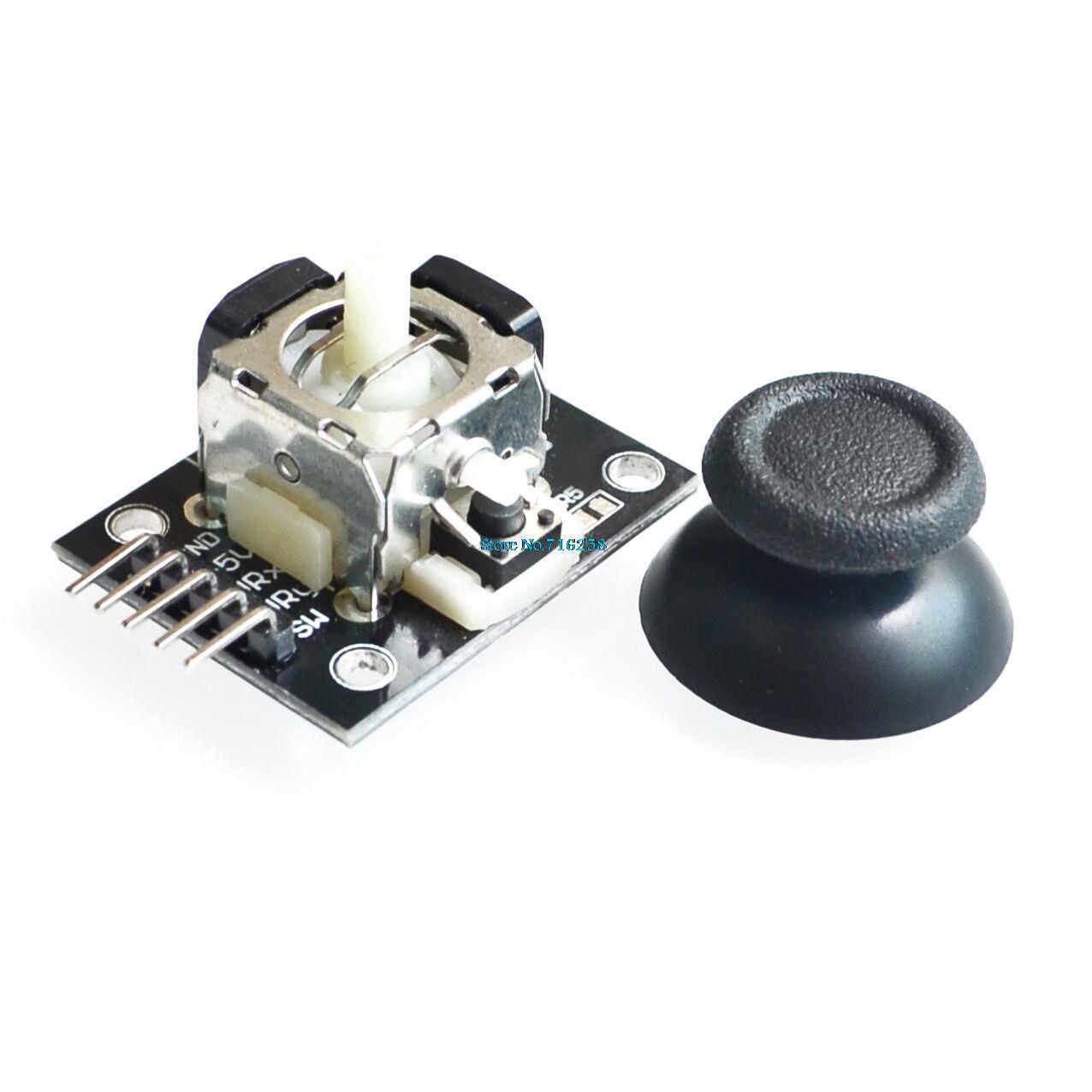For-Arduino-Dual-axis-XY-Joystick-Module-Higher-Quality-PS2-Joystick-Control-Lever-Sensor-KY-023-Rated-4-9-5