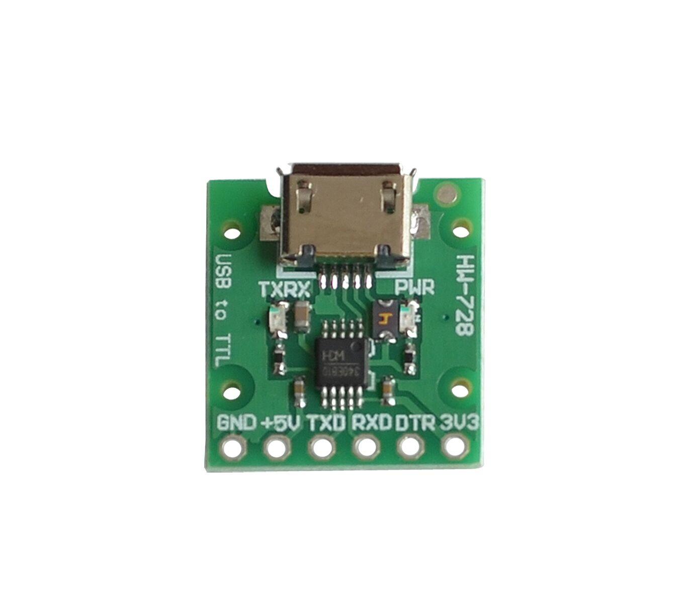 10PCS/LOT CH340E USB to TTL Serial Converter, 5V/3.3V Alternative CH340G Module for pro mini