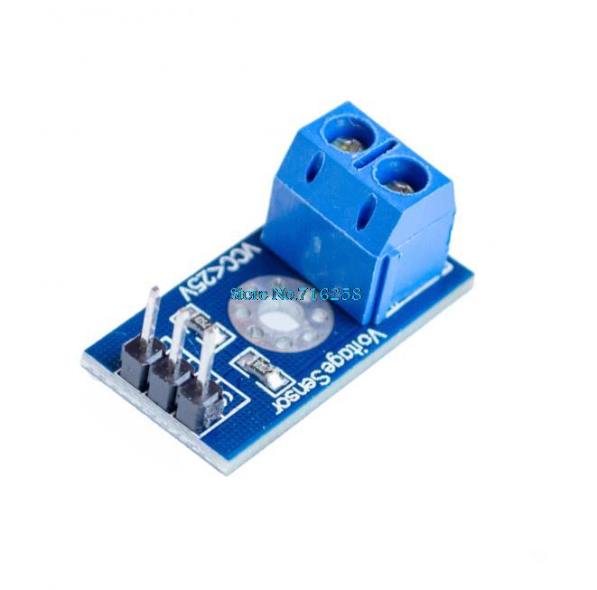 10pcs/lot Smart Electronics DC 0-25V Standard Voltage Sensor Module Test Electronic Bricks Smart Robot for arduino Diy Kit