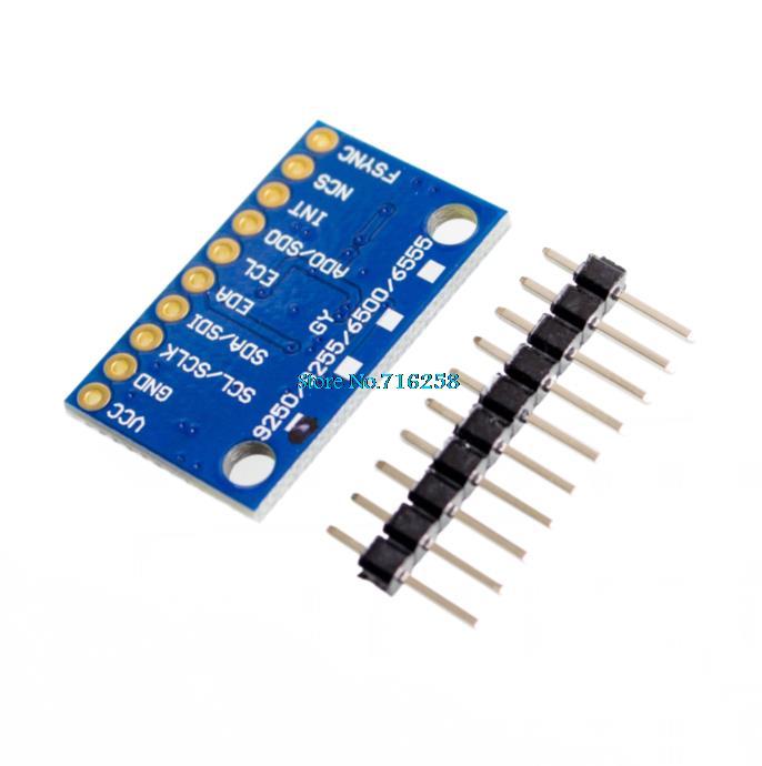 5pcs-lot-MPU-9250-GY-9250-9-axis-sensor-module-I2C-SPI-Communications-Thriaxis-gyroscope-accelerometer-triaxial-magnetic-field