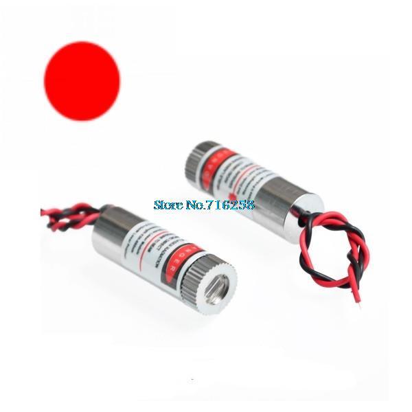 650nm 5mw red dot laser Module Glass Lens Focusable