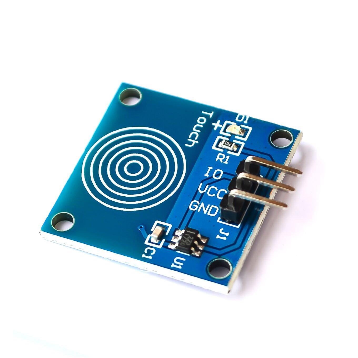 10pcs/lot Digital Sensor TTP223B Module Capacitive Touch Switch  blue