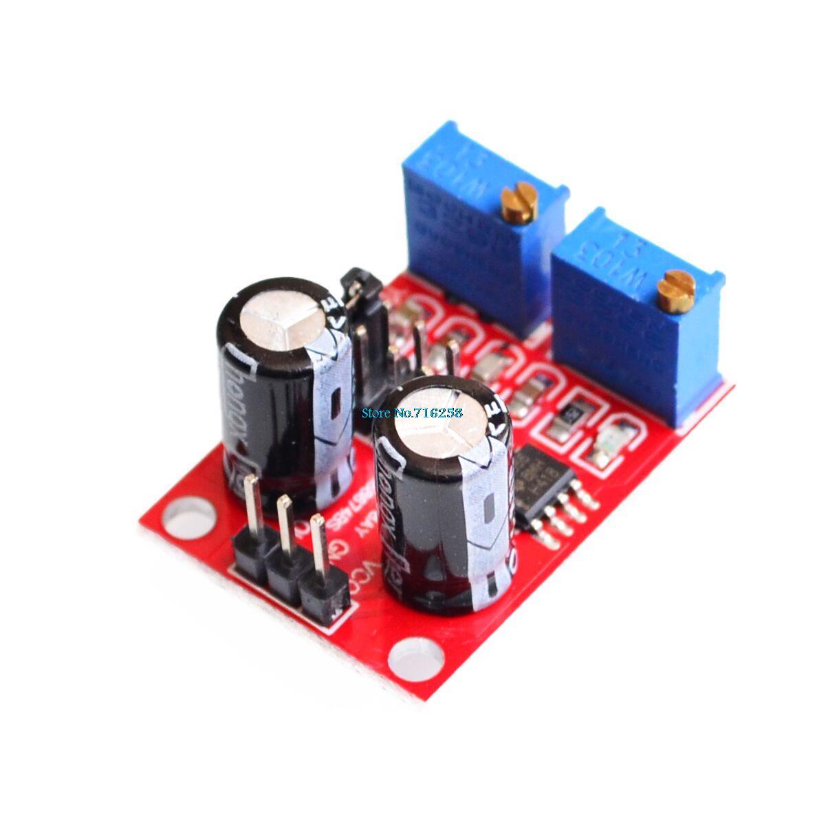 5pcs/lot  NE555 pulse frequency, duty cycle adjustable module,square/rectangular wave signal generator,stepping motor driver