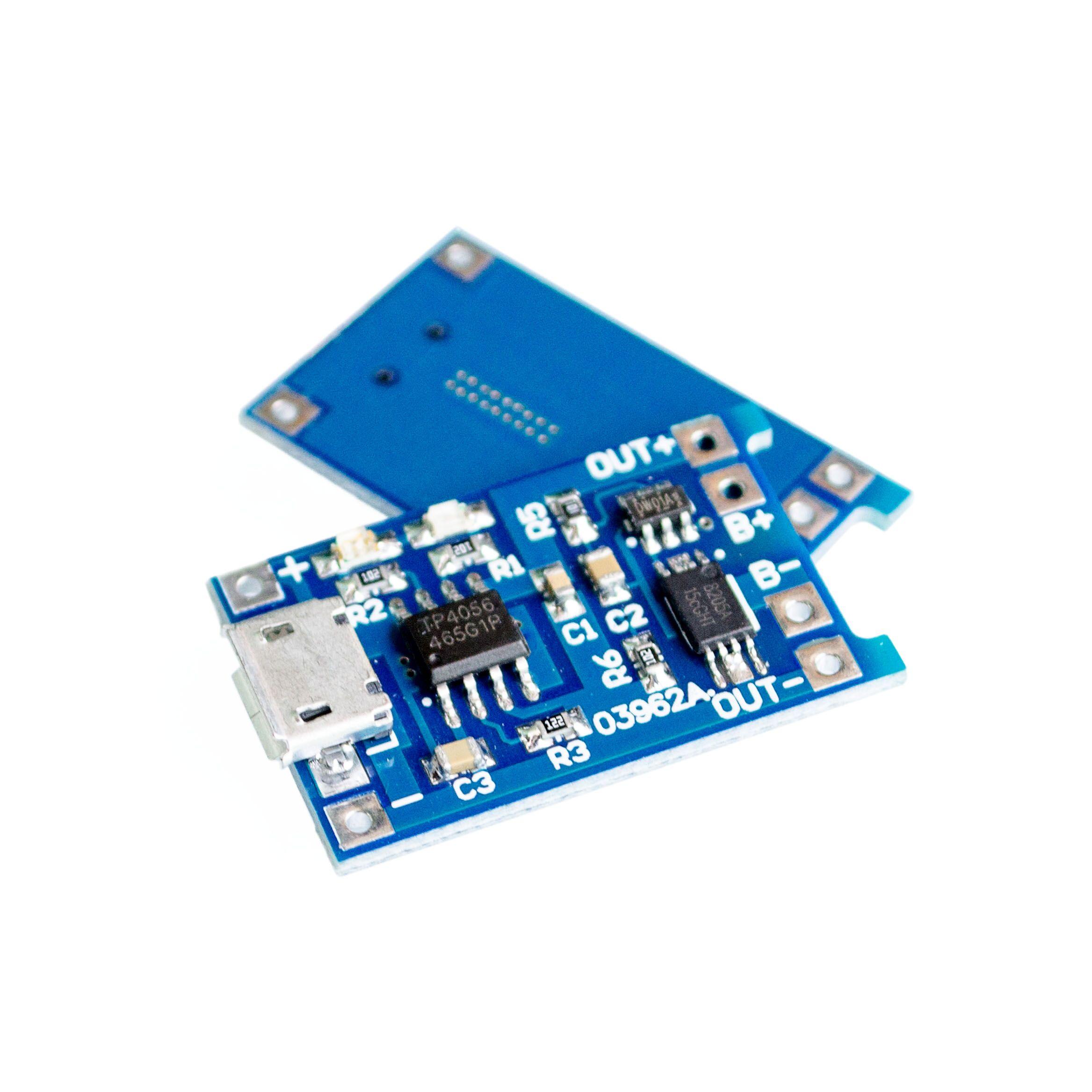 100PCS-TP4056-TC4056-Micro-USB-5V-1A-18650-Lithium-Battery-Charger-Module-Charging-Board-Dual-Functions-Li-ion